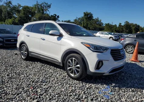 2017 Hyundai Santa Fe Se из США, поврежденный, VIN KM8SN4HF9HU229948